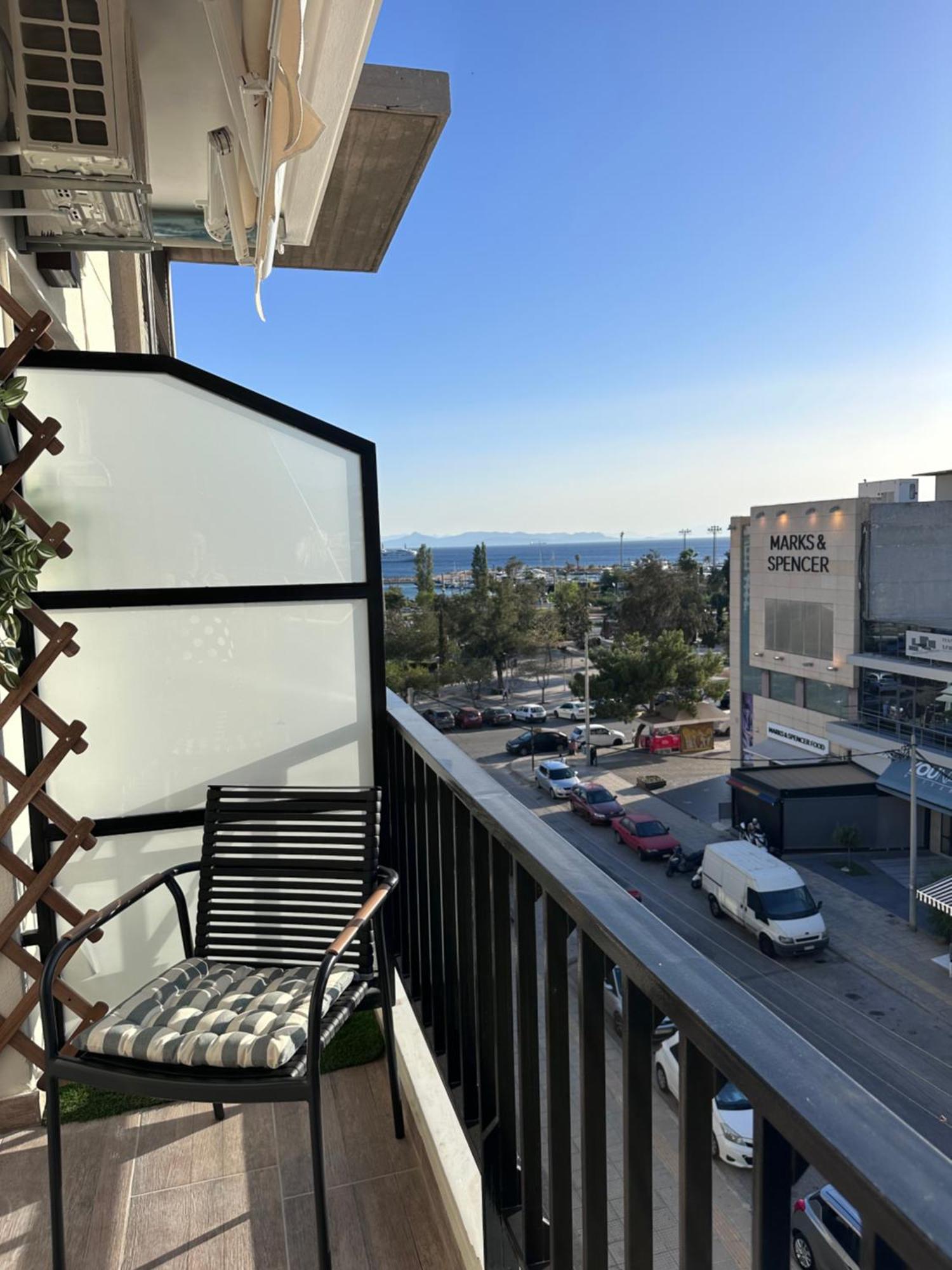 Glyfada Sunset Seaview Cozy Apartment A Atény Exteriér fotografie